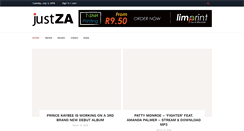 Desktop Screenshot of justza.com